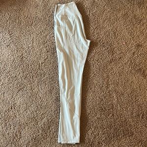 Light blue athletic leggings high waisted